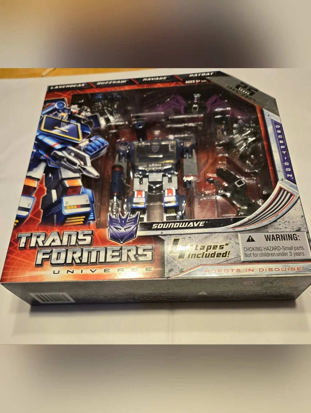 2009 Comic Con Transformers Soundwave - SDCC - Exclusive - NIB